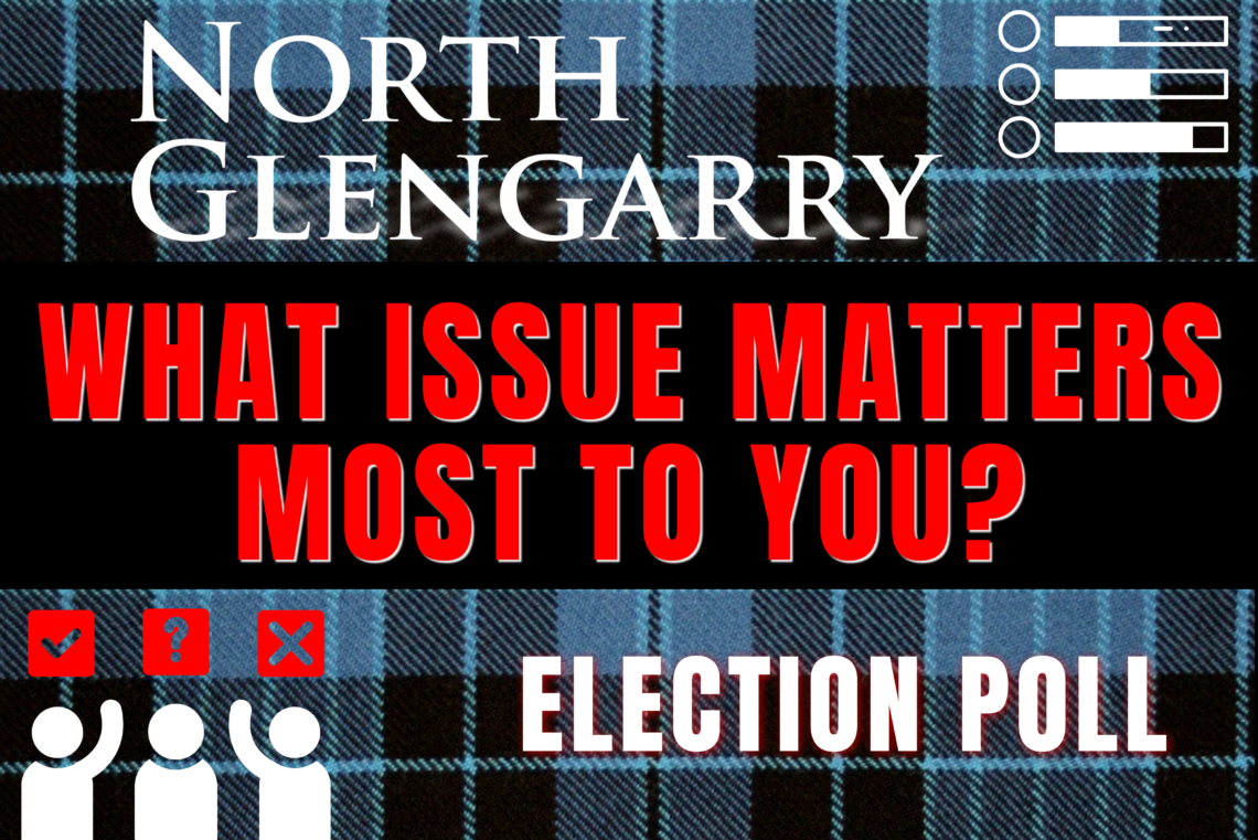 As North Glengarry heads toward the 2026 municipal election, what issue matters most to you?