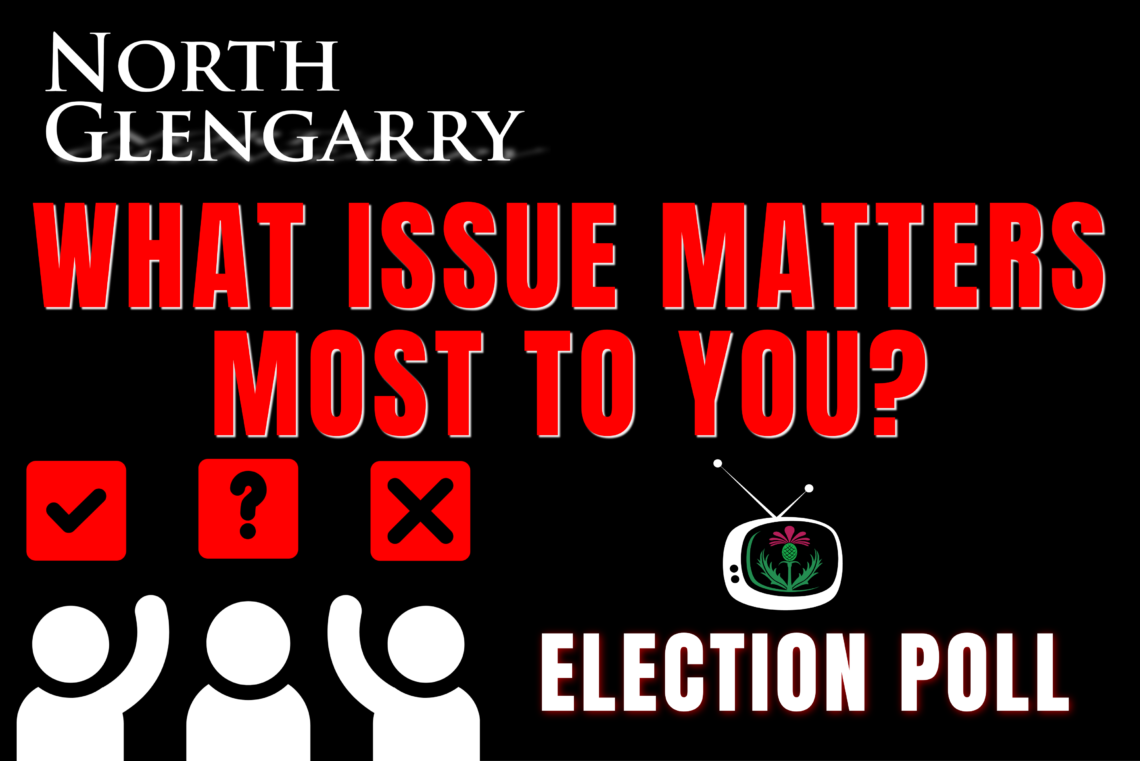 What issue matters most to North Glengarrians?